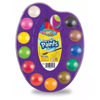 Paleta de acuarelas Colorino Kids 12 colores