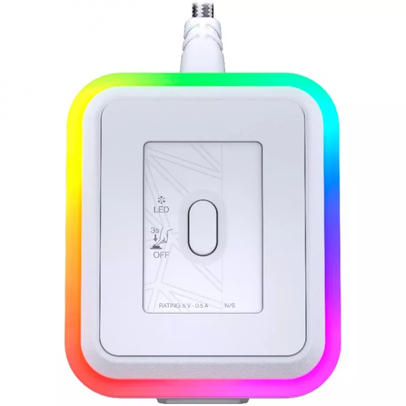 ENDORFY Mouse Dock Onyx White, base de carga para ratones inalámbricos LIV