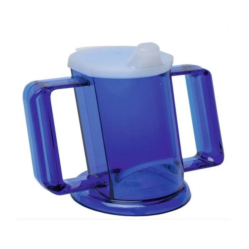 Vaso para usuarios con discapacidad - Azul