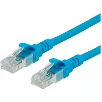 ROLINE - Cable de parcheo - RJ-45 (M) a RJ-45 (M) - 5 m - UTP - CAT 6a - Libre de halógenos, encapsulado, trenzado - azul (21.15.2745)