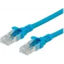 ROLINE - Cable de parcheo - RJ-45 (M) a RJ-45 (M) - 5 m - UTP - CAT 6a - Libre de halógenos, encapsulado, trenzado - azul (21.15.2745)