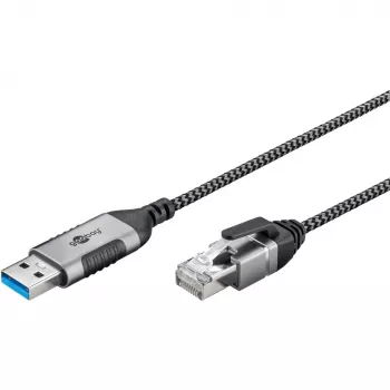 Cable Ethernet Goobay USB-A 3.0 a RJ45 fino 1 m – conecta router, módem o (74393)