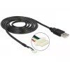 Cable de cámara DeLOCK 95986 1,5 m negro