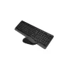 Conjunto de teclado y ratón inalámbricos A4Tech Fstyler FG1012, negro