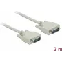 Cable serie DeLOCK 85976 beige 2m Sub-D15
