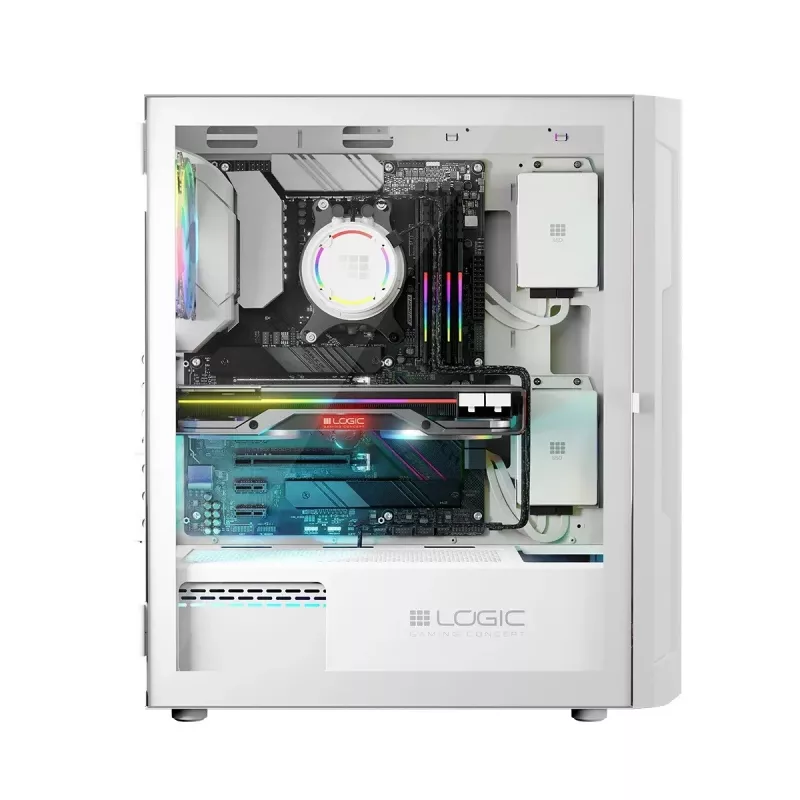 Carcasa Logic ARAMIS ARGB MINIDI USB 3.0 Blanca