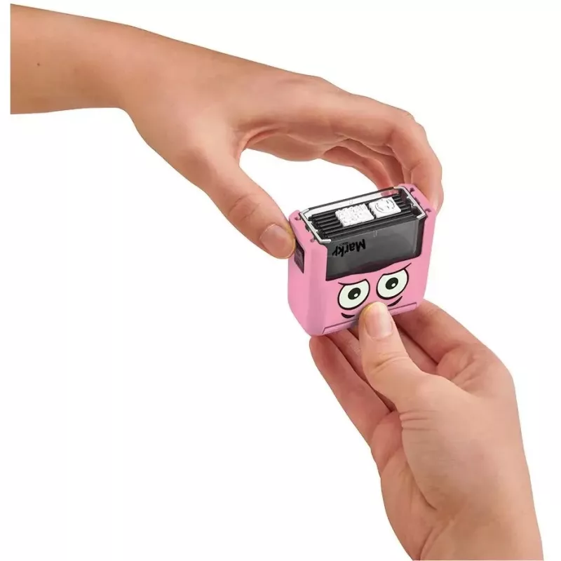 Colop Marky Sello rectangular rosa para papel y textil