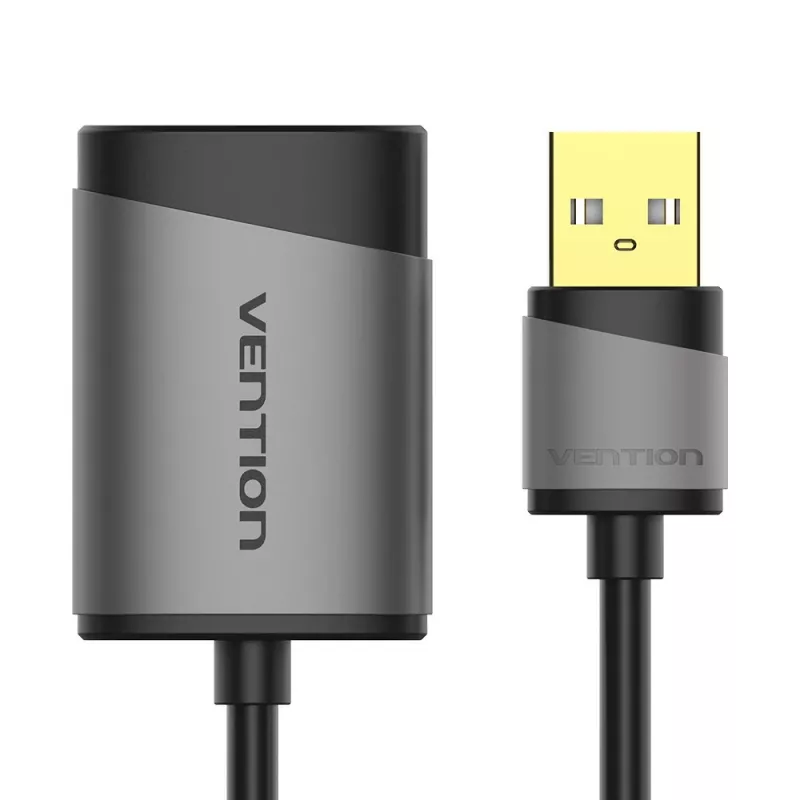 Vention tarjeta de sonido externa USB 0,15M gris metal tipo