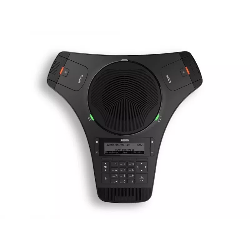 snom C520-WiMi - Teléfono de conferencia VoIP - con interfaz Bluetooth - DECT - función de llamada a tres bandas - SIP - 3 líneas - negro (4356)