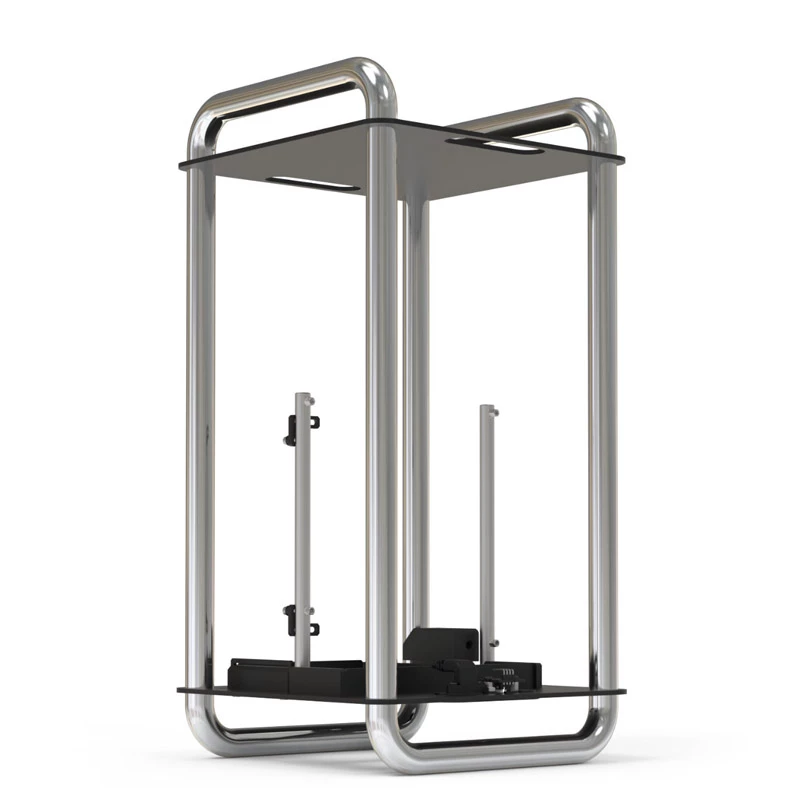 Carcasa de ordenador Streacom DA6 Mini-ITX - cromada