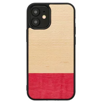 Funda protectora Man and Wood para iPhone 12 mini – negra