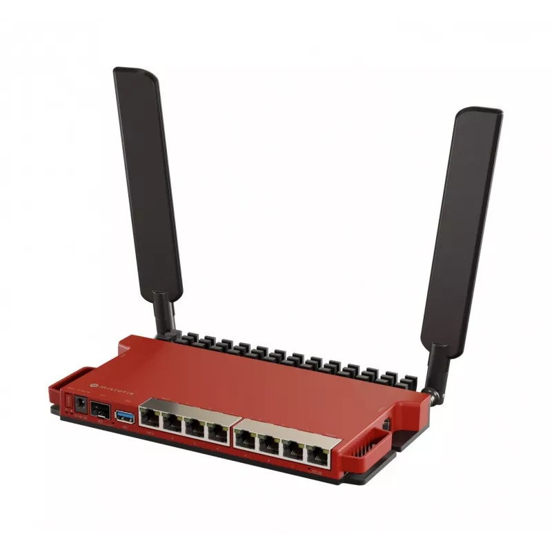 Router inalámbrico Mikrotik L009UiGS-2HaxD-IN Gigabit Ethernet banda única (2,4 GHz) rojo