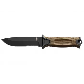 Cuchillo de supervivencia GERBER Strongarm Fixed Serrated Coyote