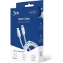 Cable USB 3MK USB-C USB-C 2 m blanco