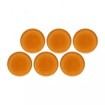 Platos llanos Rose&Tulipani Arpeggio set de 6, 25 cm cada uno