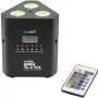 EUROLITE 41700501 Foco de efectos LED con 3 LEDs para iluminación de escenario y fiesta