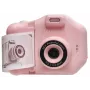 Denver KPC-1370P cámara digital infantil con impresora térmica, LCD de 2,8 pulgadas, 48 MP, vídeo 1440p, rosa