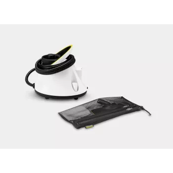 Kärcher SC 2 Deluxe EasyFix 1.513-400.0 limpiador a vapor cilíndrico, 1500 W, 1 l, 3,2 bar, vapor regulable, cable de 4 m, blanco/negro