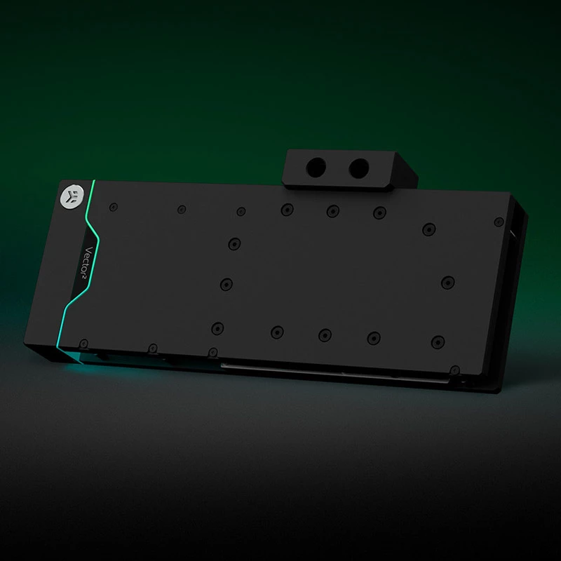 Bloque de agua EK Water Blocks Acetal Níquel Negro 41mm