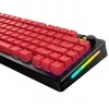 Keycaps GLORIOUS GPBT Basics — PBT, distribución US-ANSI, acentos rojos