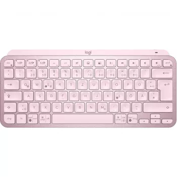 Teclado inalámbrico iluminado minimalista Logitech MX Keys Mini - ROSE - CENTRAL (DE)