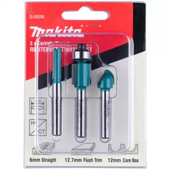Juego de fresas Makita - 3 piezas - para Makita DRT50Z