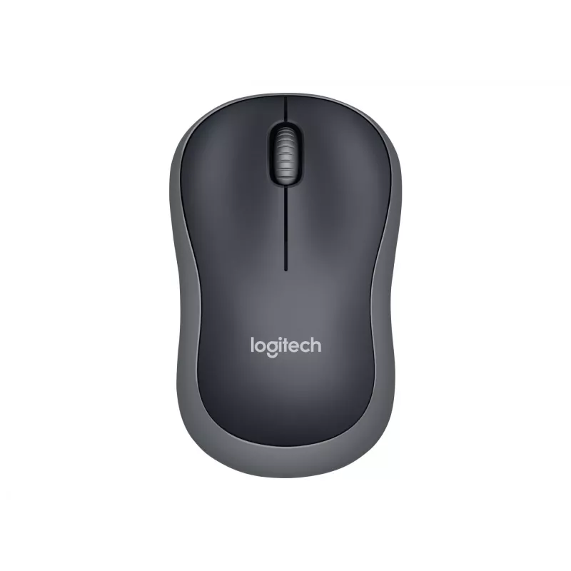 Logitech M185 ratón óptico inalámbrico ambidiestro gris 910-002238