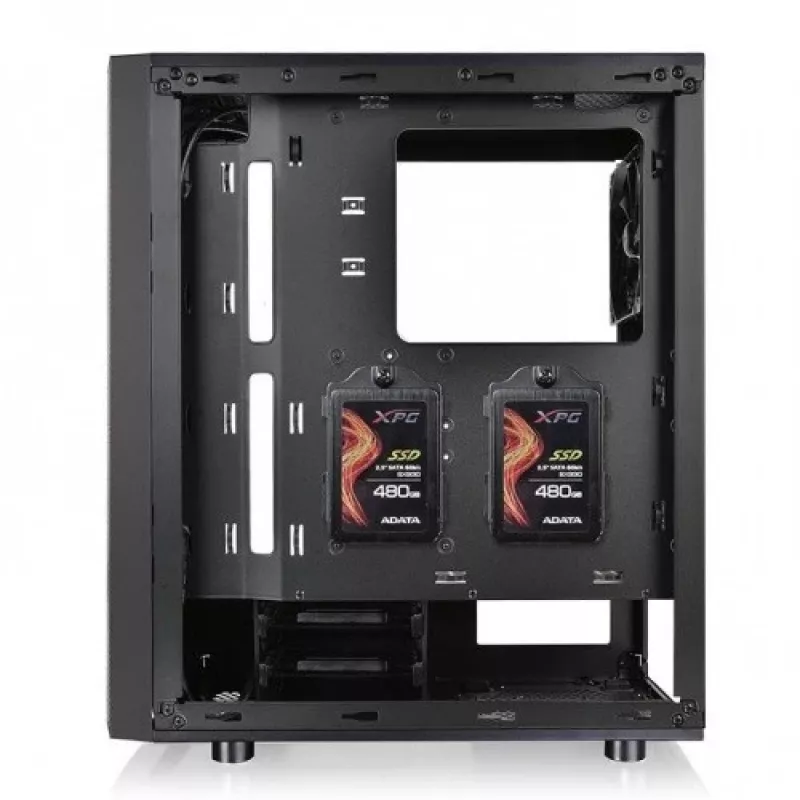 Caja de PC Thermaltake V150 TG microtorre negra