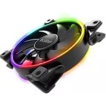 Ventilador de carcasa 120mm PCCOOLER CORONA-RGB, 1000–2000 rpm, iluminación RGB