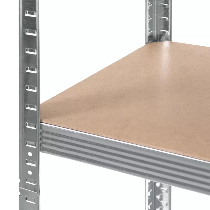 Estantería de almacén GreenBlue GB378 metal galvanizado 5 estantes, acero galvanizado, 900×400 mm, máx. 75 kg por estante