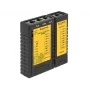 Comprobador de cables de red DeLOCK 86107 negro amarillo