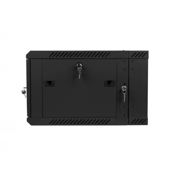 Rack de pared LANBERG WF02-6606-10B 6U 600x374,3x600 mm acero inoxidable negro
