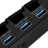 Hub USB 3.1 Gen 1 de sobremesa SILVERSTONE SST-UC03B-PRO – 7 puertos USB