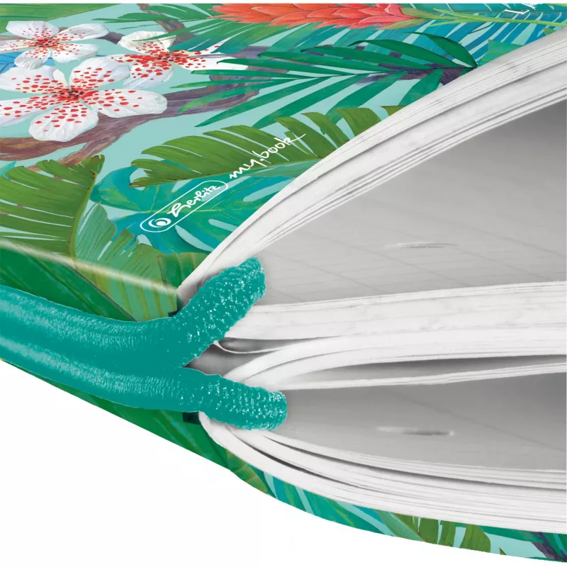 Cuaderno Herlitz Ladylike Jungle A4 80 hojas verde multicolor