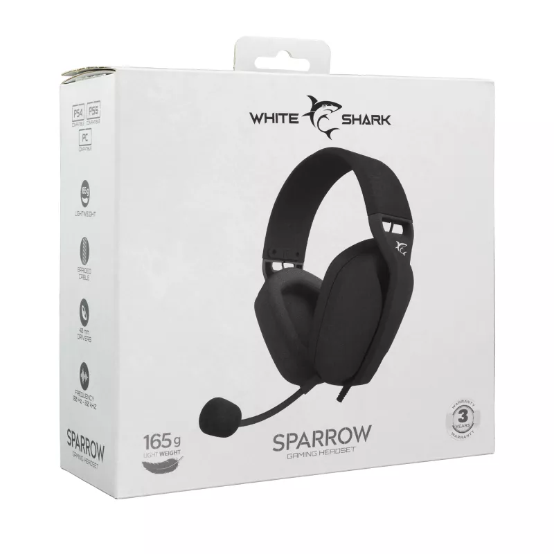 Auriculares White Shark GH-2443 Sparrow negro