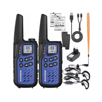 Walkie-talkie Baofeng BF-T25E azul oscuro, 2 uds.