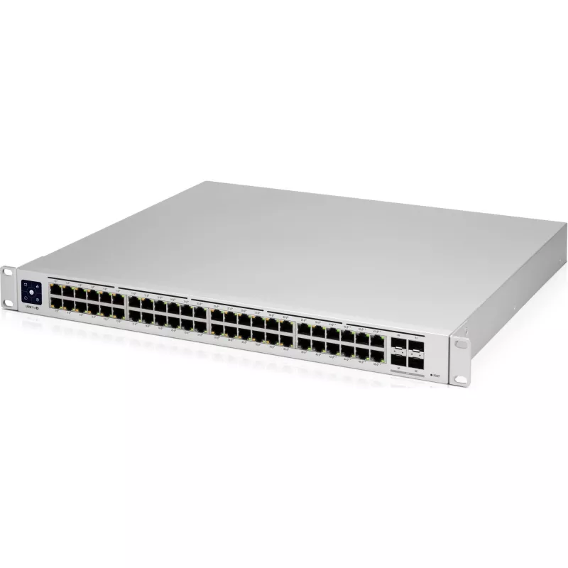 Ubiquiti UniFi USW-PRO-48 Switch de red gestionado L2/L3 Gigabit Ethernet (10/100/1000) 1U Plata