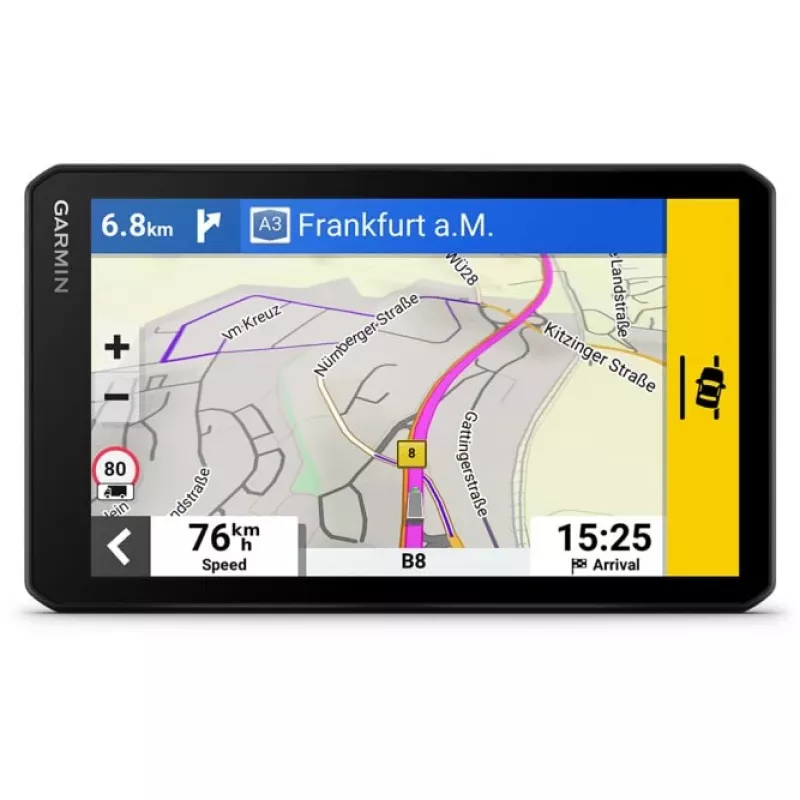 Garmin dezlCam LGV710 MT-D EU navegador GPS, TFT 6,95" (17,6 cm) 1024 x 600 multitáctil, 88,9 x 152,4 mm, horizontal, negro