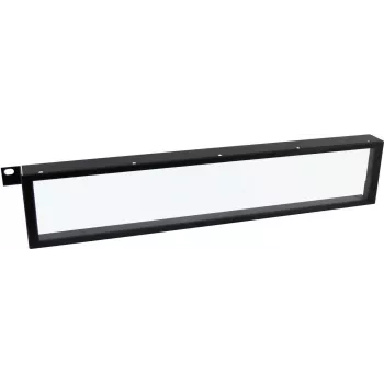 Cubierta frontal protectora Omnitronic 3010092E 1U transparente — accesorio de rack para equipos de 19 pulgadas