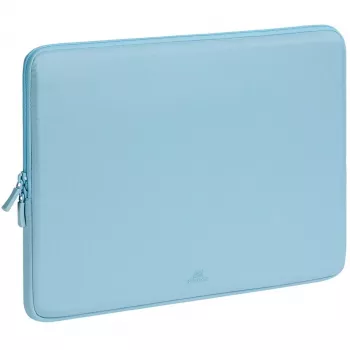 Funda para portátil Rivacase Riva Szuzuka 15,6 pulgadas Azul pastel, funda protectora acolchada