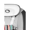 Hamaca para bebé Lionelo OTTO COZY gris — hamaca compacta para bebé, asiento suave, cinturón de seguridad