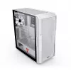 Caja de PC MODECOM AMIRANI ARGB Midi Tower blanca — ATX/ITX, GPU 35 cm, disipador de CPU 16,5 cm, 2 ventiladores de 200 mm