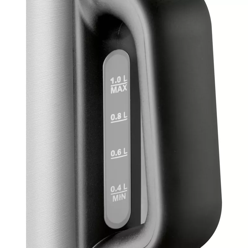 ProfiCook PC-WKS 1106 1l 2200W Negro – Hervidor de agua de acero inoxidable (501106)