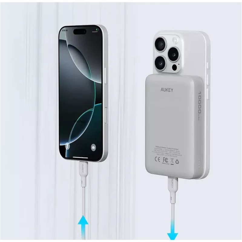 Batería externa portátil PB-MS04 blanca 10000mAh