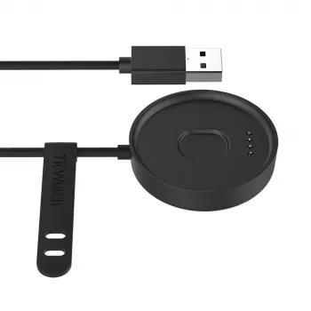 TicWatch | E2 | Cargador | Negro