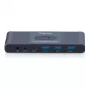 Conmutador KVM DIGITUS USB-C 3.0 HDMI 2 puertos 4K60Hz, USB-C/USB-A, aluminio, 135×60×30 mm