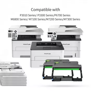 Unidad de tambor PANTUM DL-410 para Pantum P3010D P3300DN M6800FDW — Negro, 12000 páginas