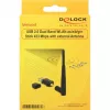 DeLock USB2.0 Dual Band WLAN ac/a/b/g/n Stick - Adaptador de red - USB2.0 - 802,11b, 802,11a, 802,11g, 802,11n, 802,11ac - Negro (12462)