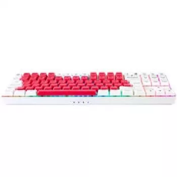 Teclado gaming GAMIAC TKL90G, Kailh azul - blanco/rojo
