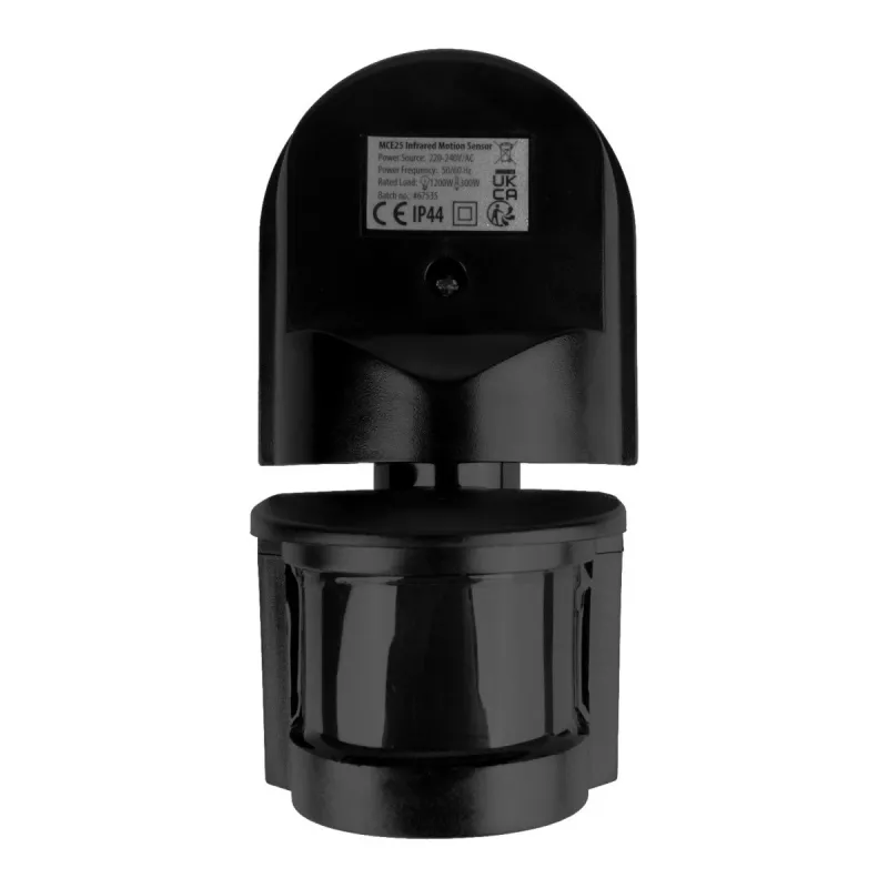 Sensor de movimiento y crepuscular MACLEAN MCE25 B — detector de movimiento con sensor de luz, montaje en pared/techo